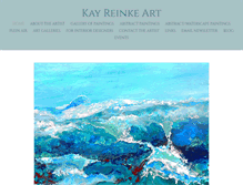 Tablet Screenshot of kayreinkeart.com